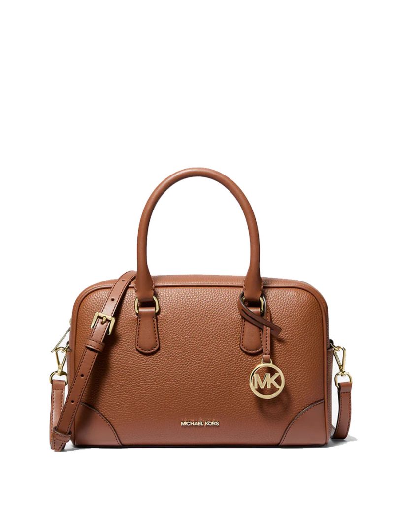 MICHAEL Michael Kors Thompson Pebbled Leather Satchel