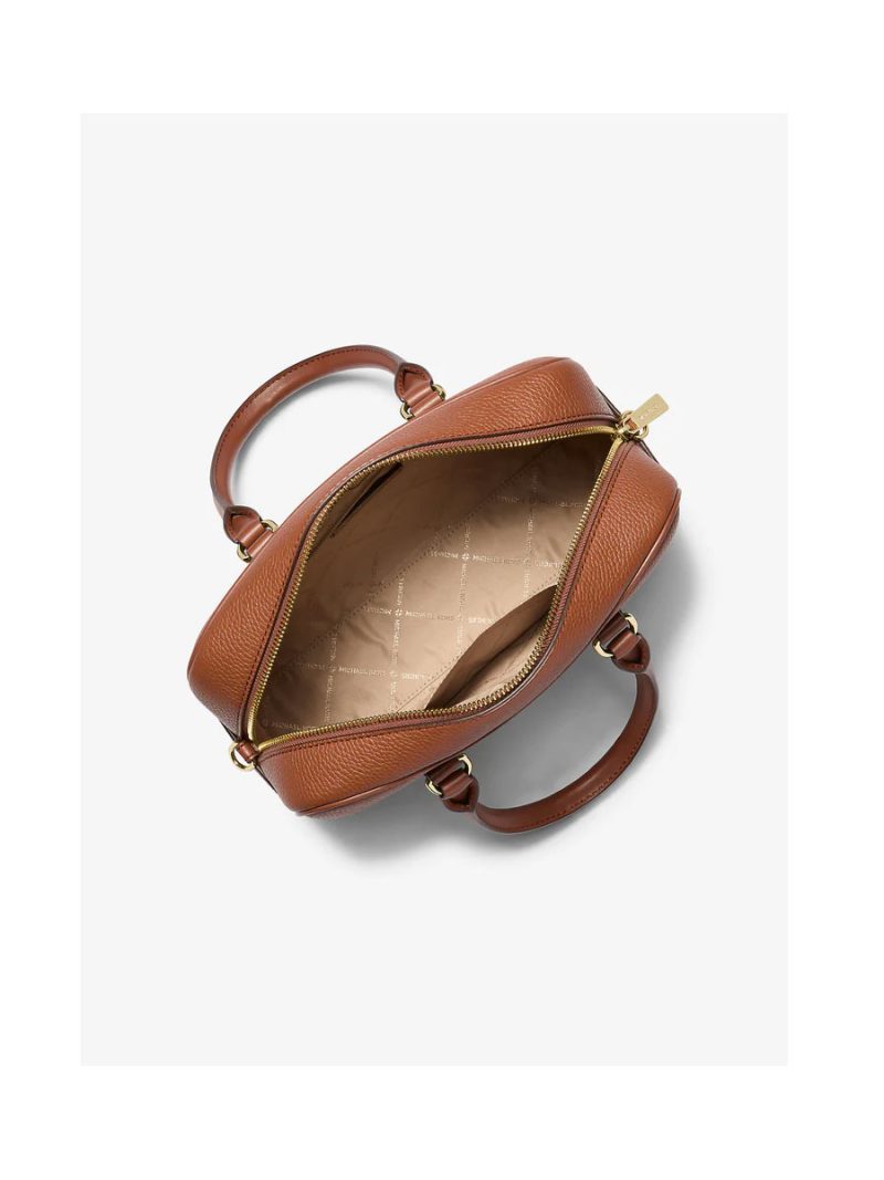 MICHAEL Michael Kors Thompson Pebbled Leather Satchel - Image 2