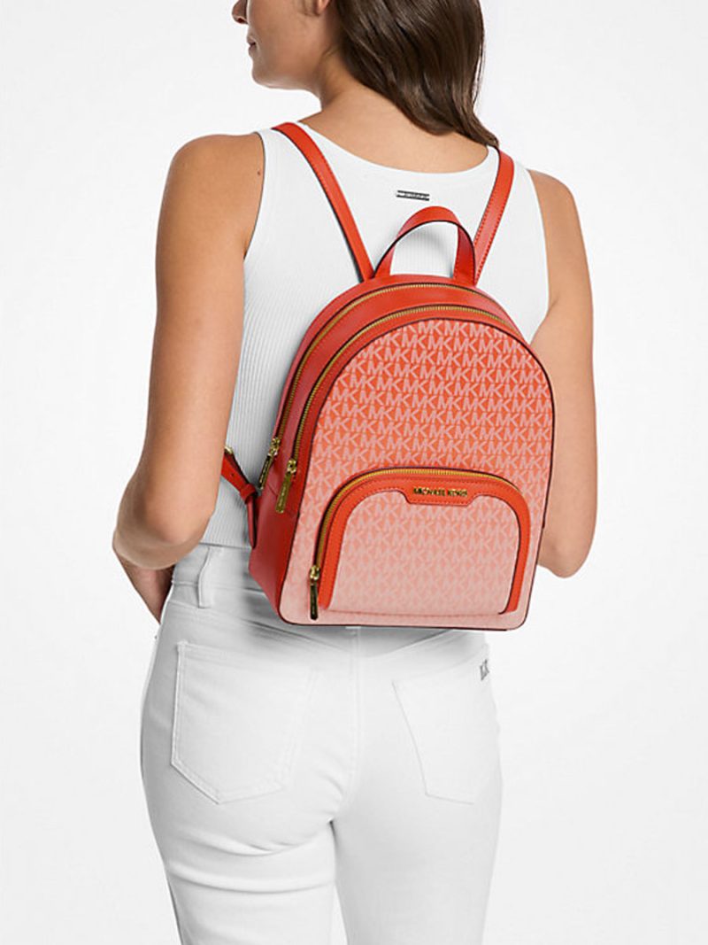 MICHAEL Michael Kors Jaycee Medium Ombré Signature Logo Backpack - Image 4