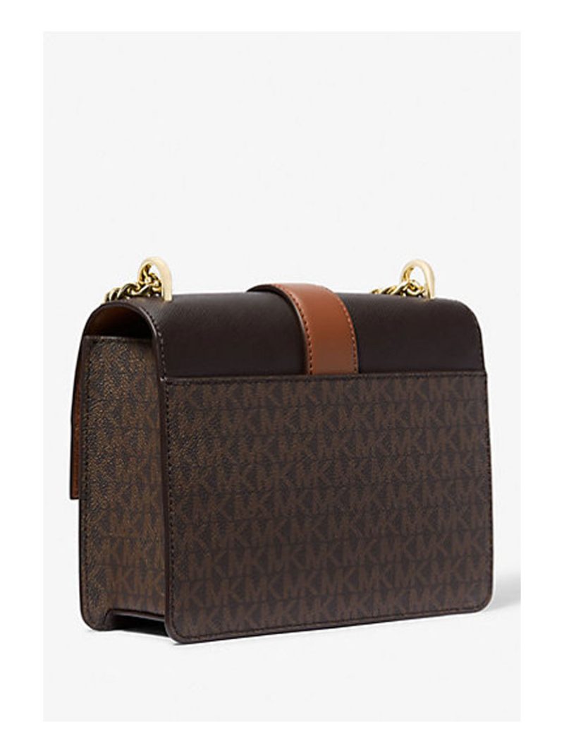 MICHAEL Michael Kors Greenwich Small Color-Block Signature Logo Crossbody Bag - Image 3