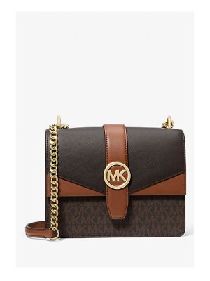 MICHAEL Michael Kors Greenwich Small Color-Block Signature Logo Crossbody Bag