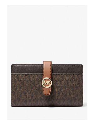 MICHAEL Michael Kors Greenwich Medium Signature Logo Wallet
