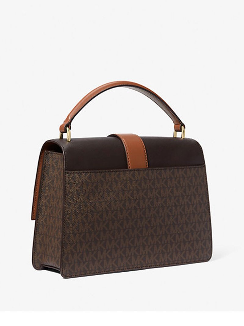 MICHAEL Michael Kors Greenwich Medium Signature Logo Satchel - Image 3