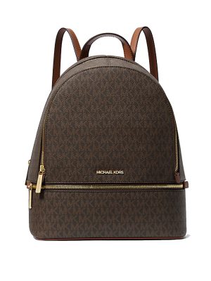MICHAEL Michael Kors Rhea Medium Signature Logo Backpack