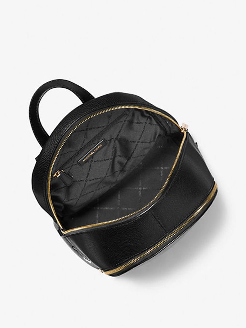 MICHAEL Michael Kors Rhea Medium Pebbled Leather Backpack - Image 2