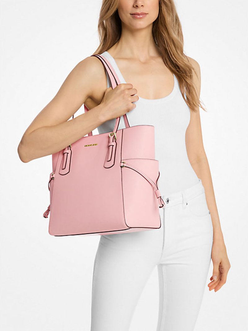 MICHAEL Michael Kors Voyager Large Saffiano Leather Tote Bag - Image 2