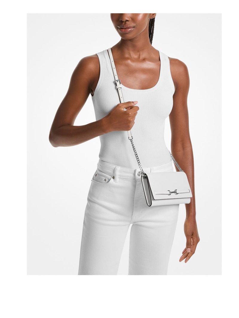 MICHAEL Michael Kors Carson Large Pebbled Leather Convertible Crossbody Bag - Image 4