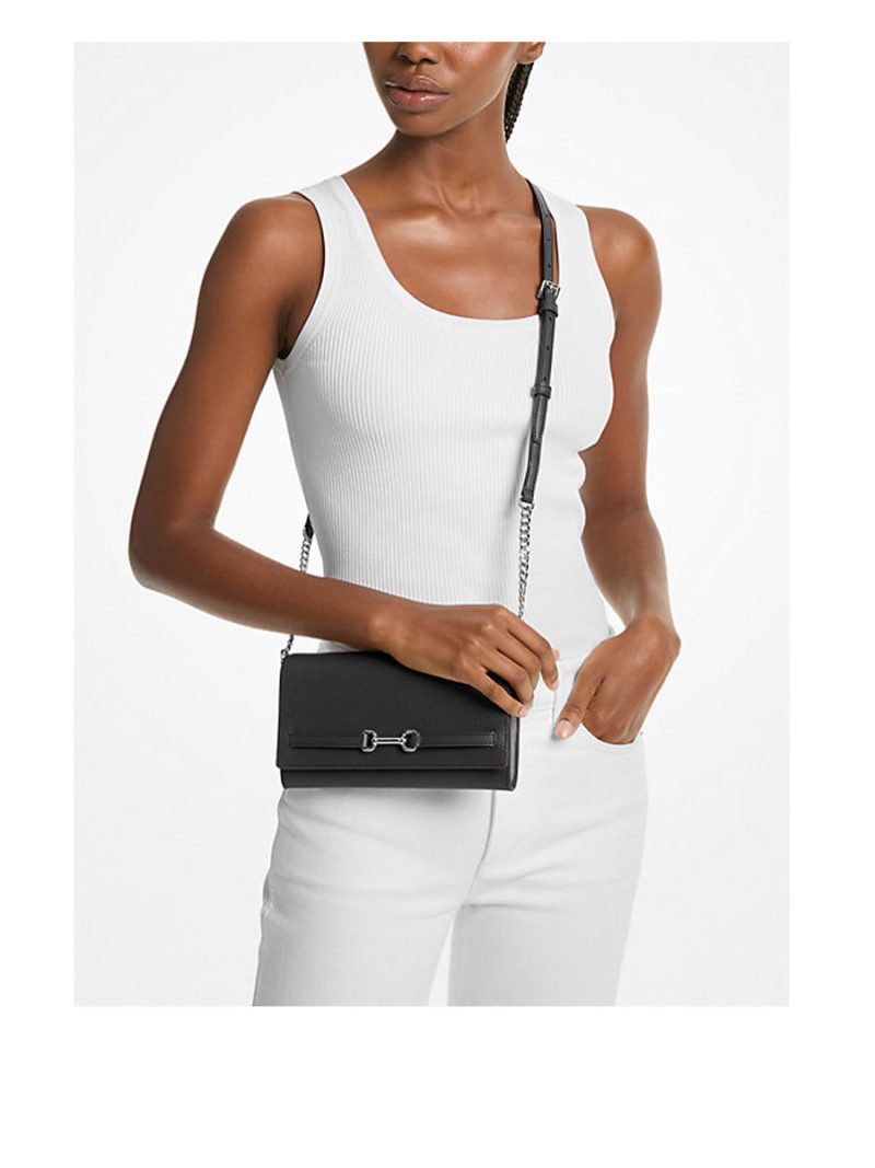 MICHAEL Michael Kors Carson Large Pebbled Leather Convertible Crossbody Bag - Image 4