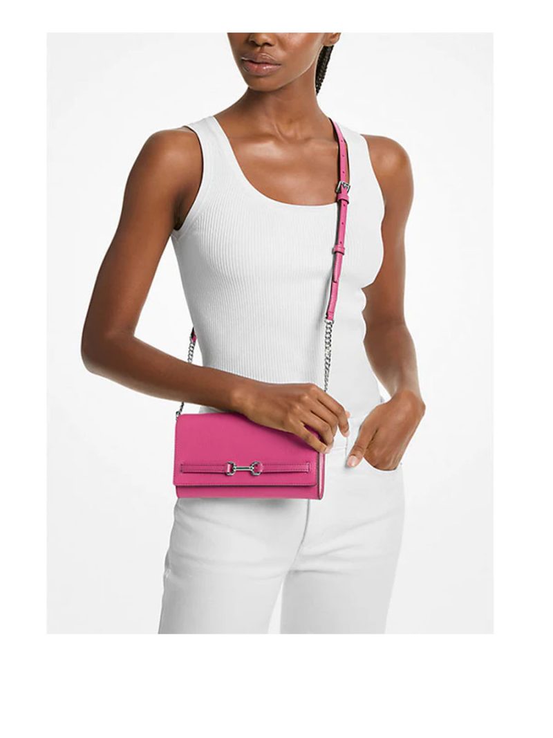 MICHAEL Michael Kors Carson Large Pebbled Leather Convertible Crossbody Bag - Image 4