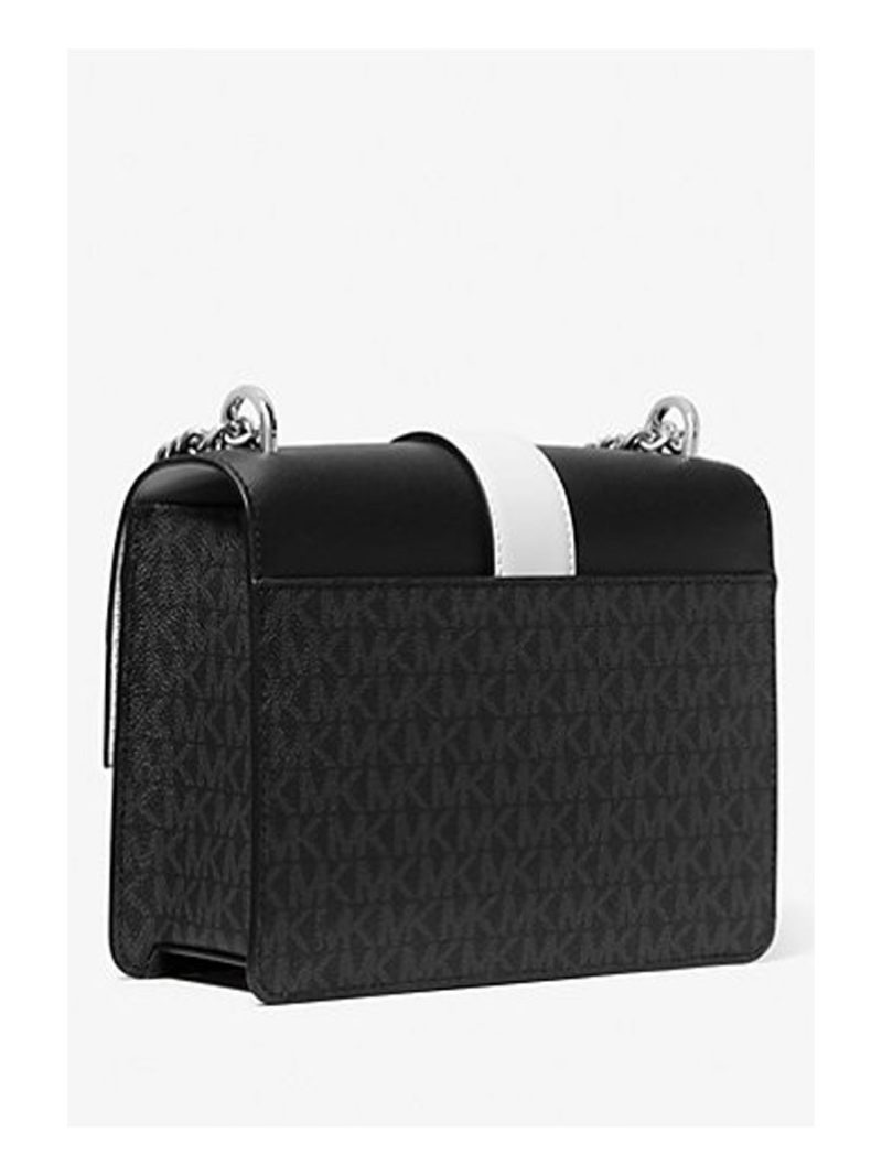 MICHAEL Michael Kors Greenwich Small Color-Block Signature Logo Crossbody Bag - Image 3