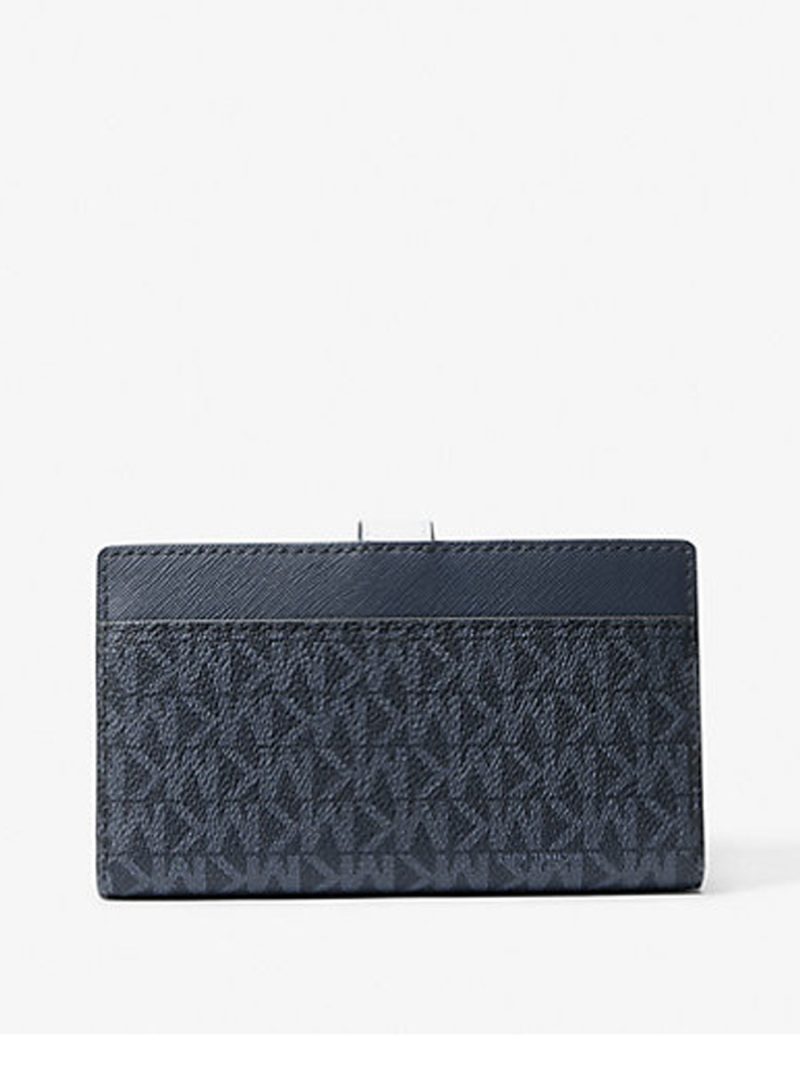MICHAEL Michael Kors Greenwich Medium Signature Logo Wallet - Image 2