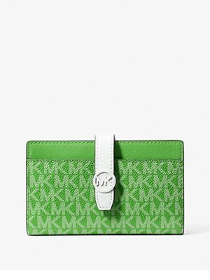 MICHAEL Michael Kors Greenwich Medium Signature Logo Wallet