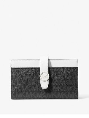 MICHAEL Michael Kors Greenwich Medium Signature Logo Wallet
