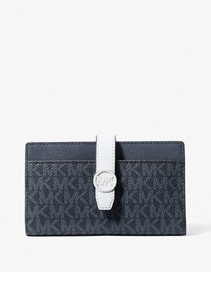 MICHAEL Michael Kors Greenwich Medium Signature Logo Wallet