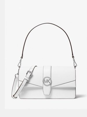 MICHAEL KORS Greenwich Medium Saffiano Leather Convertible Shoulder Bag