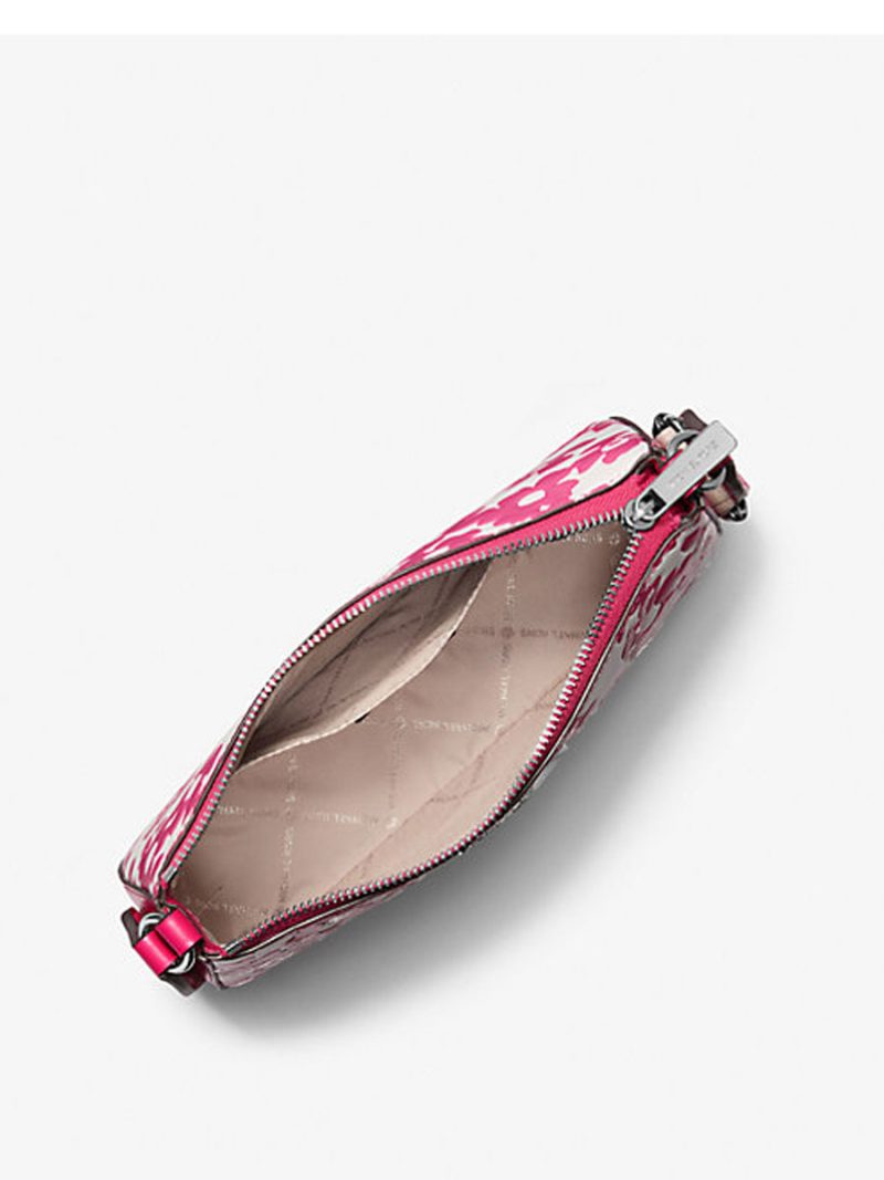 MICHAEL KORS Jet Set Small Sequined Floral Print Crossbody Bag with Case for Apple Airpods Pro® - Image 2