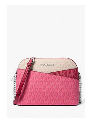 MICHAEL Michael Kors Jet Set Travel Color-Block Signature Logo Crossbody Bag