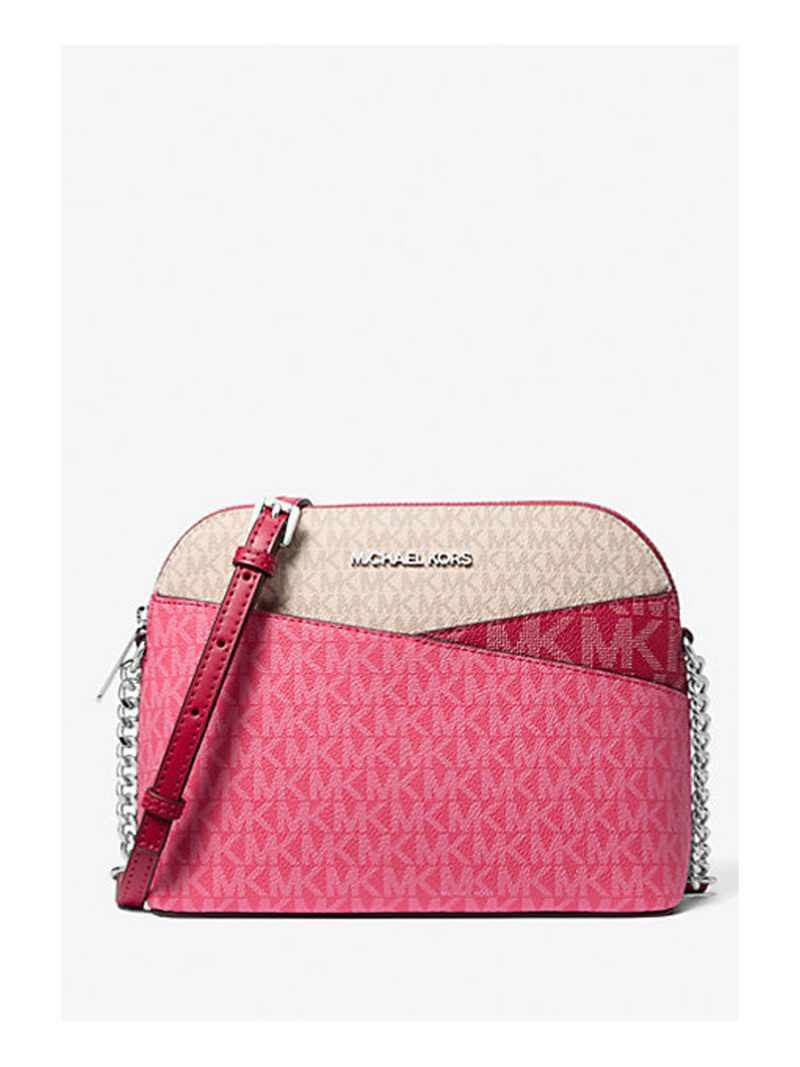MICHAEL Michael Kors Jet Set Travel Color-Block Signature Logo Crossbody Bag