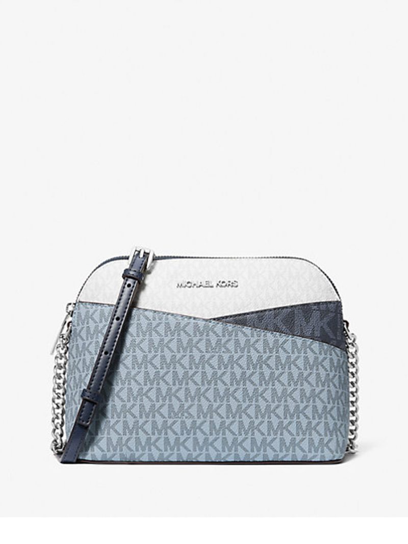 MICHAEL Michael Kors Jet Set Travel Color-Block Signature Logo Crossbody Bag