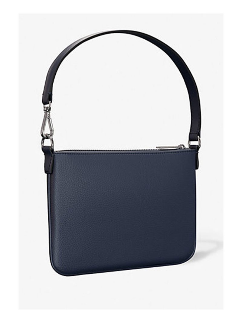 MICHAEL Michael Kors Jet Set Small Pebbled Leather Convertible Wristlet - Image 4