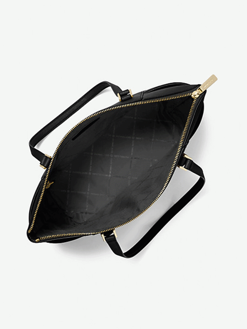 MICHAEL Michael Kors Charlotte Large Saffiano Leather Top-Zip Tote Bag - Image 2