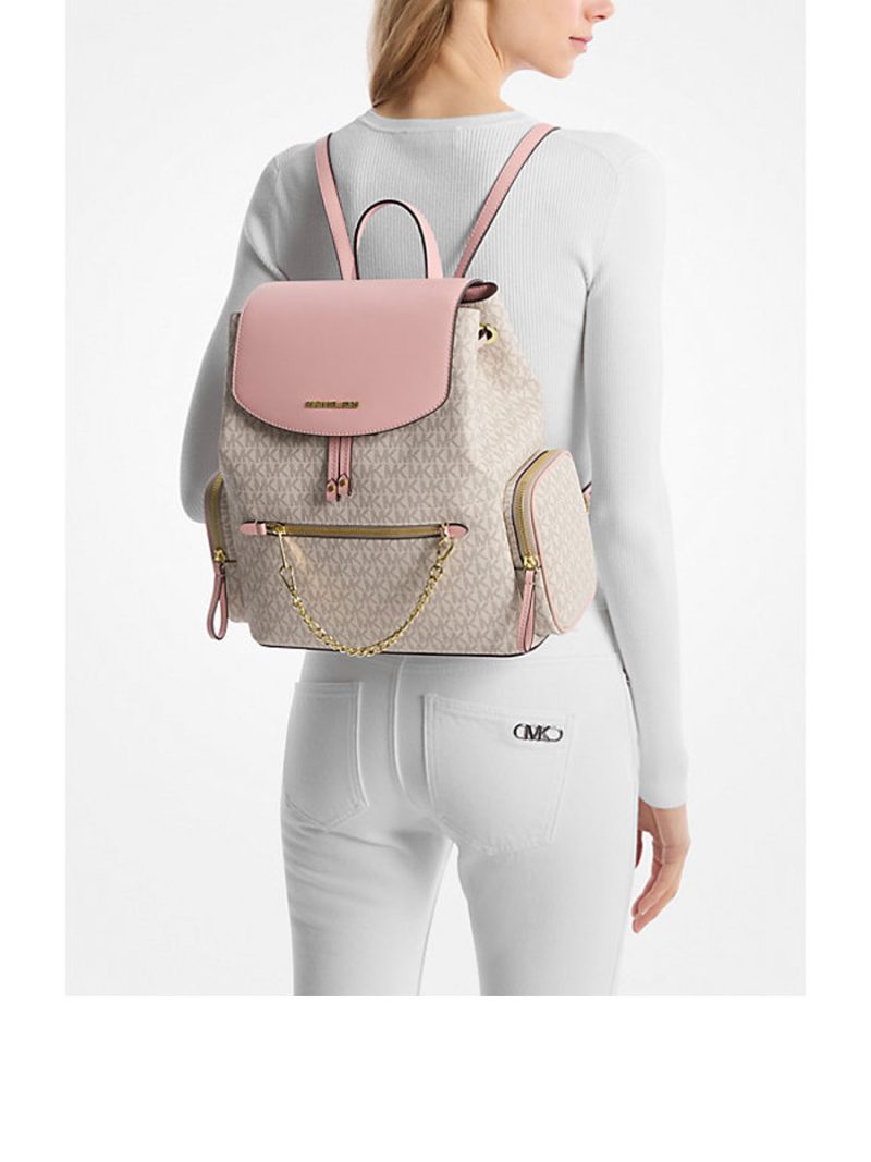MICHAEL Michael Kors Jet Set Large Logo Backpack - Image 4