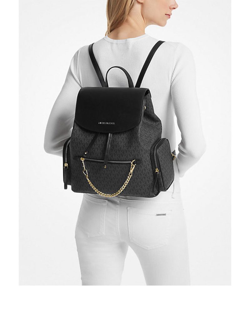 MICHAEL Michael Kors Jet Set Large Logo Backpack - Image 4