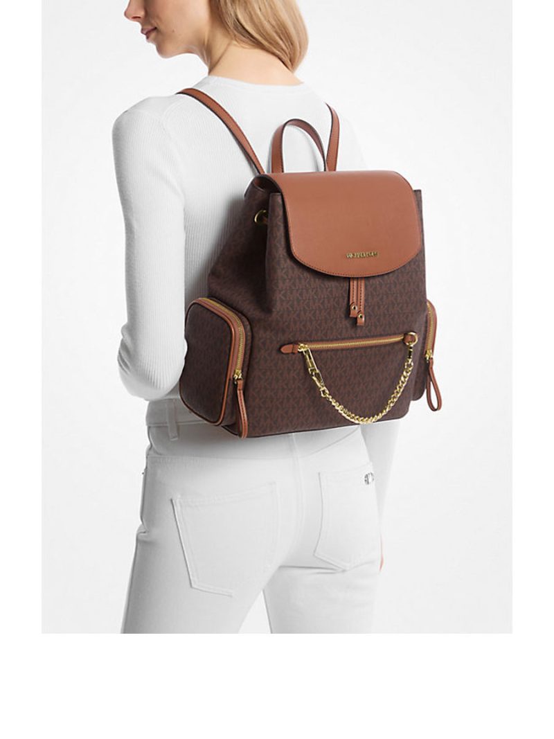 MICHAEL Michael Kors Jet Set Large Logo Backpack - Image 4