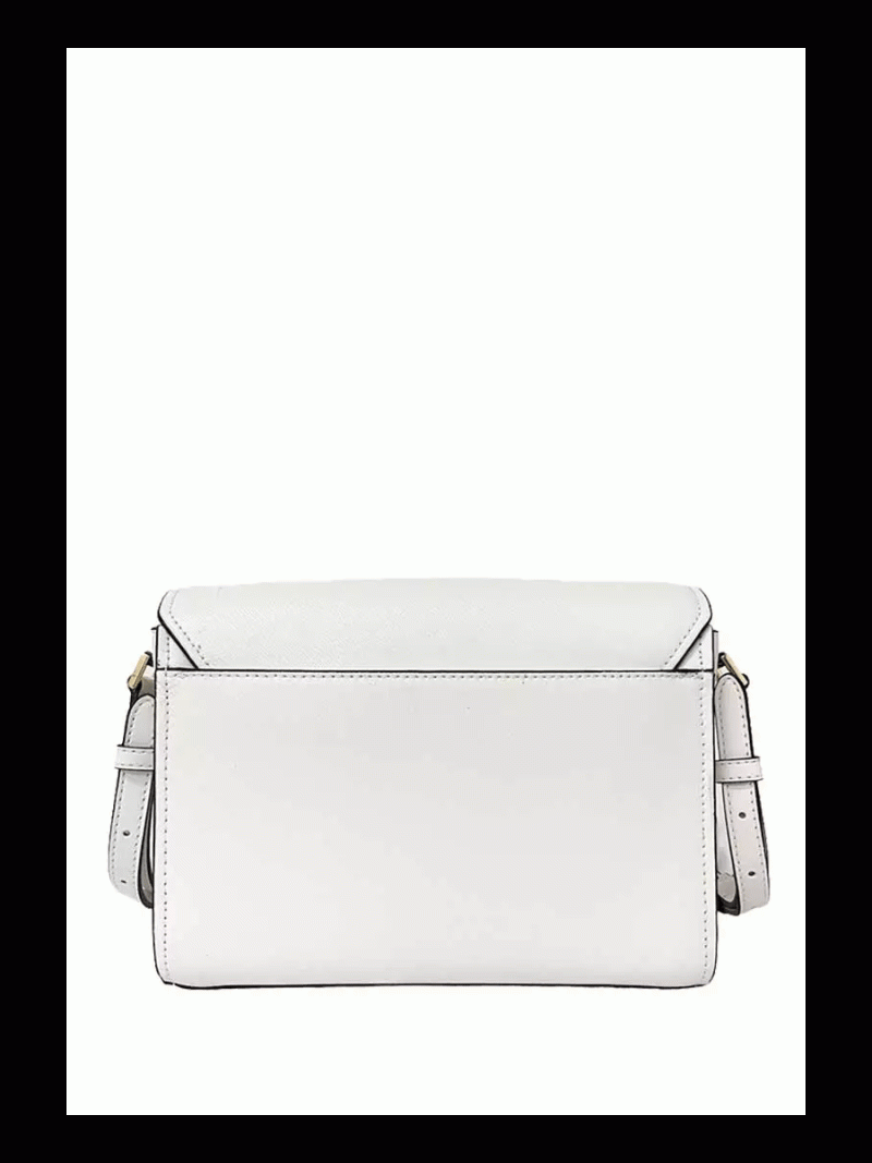 MICHAEL Michael Kors Mimi Medium Leather Messenger Bag (AS IS) - Image 3