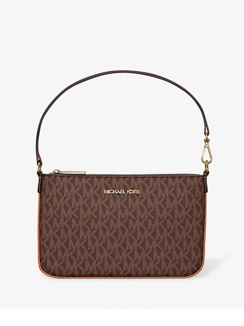 MICHAEL Michael Kors Jet Set Small Signature Logo Convertible Wristlet - Image 5