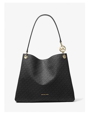 MICHAEL KORS Christina Large Signature Logo Shoulder Bag