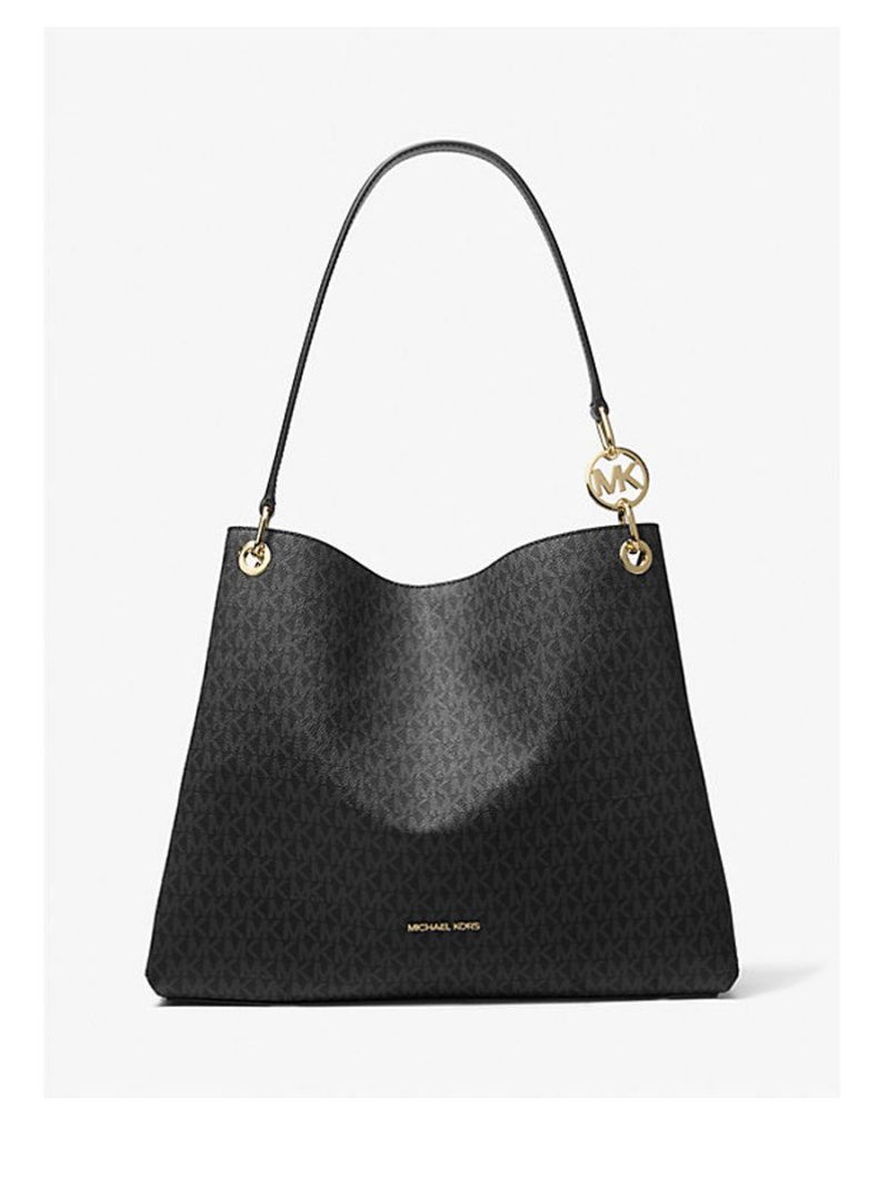 MICHAEL KORS Christina Large Signature Logo Shoulder Bag