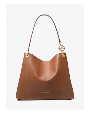 MICHAEL KORS Christina Large Pebbled Leather Shoulder Bag