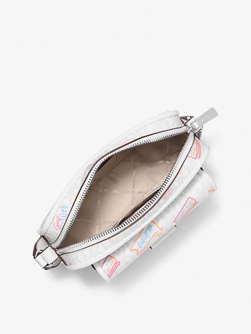MICHAEL Michael Kors Bradshaw Extra-Small Embellished Signature Logo Camera Crossbody Bag - Image 2