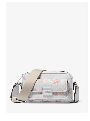 MICHAEL Michael Kors Bradshaw Extra-Small Embellished Signature Logo Camera Crossbody Bag