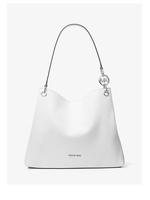 MICHAEL KORS Christina Large Pebbled Leather Shoulder Bag
