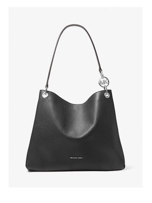 MICHAEL KORS Christina Large Pebbled Leather Shoulder Bag