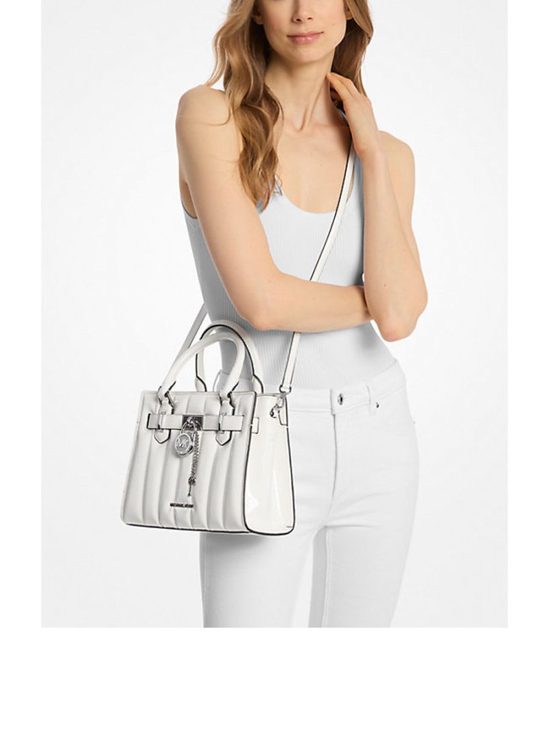 MICHAEL Michael Kors Hamilton Small Patent Satchel - Image 3