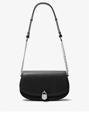 MICHAEL Michael Kors Mila Medium Leather Messenger Bag