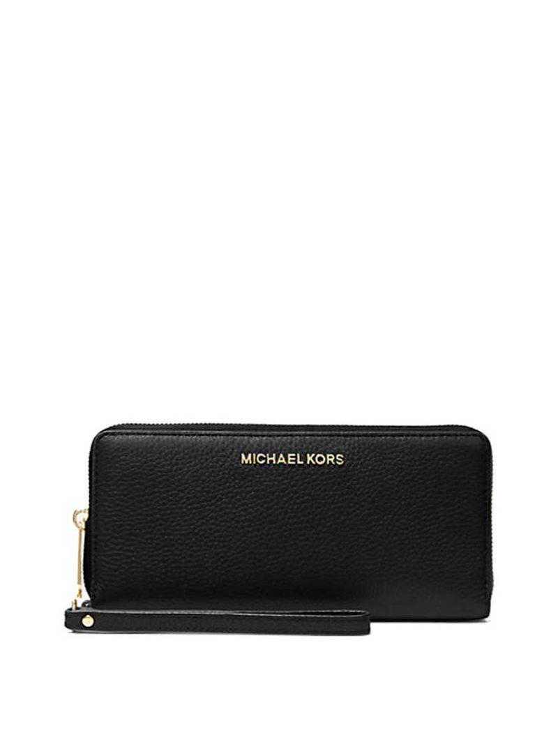 MICHAEL Michael Kors Jet Set Travel Large Pebbled Leather Wristlet