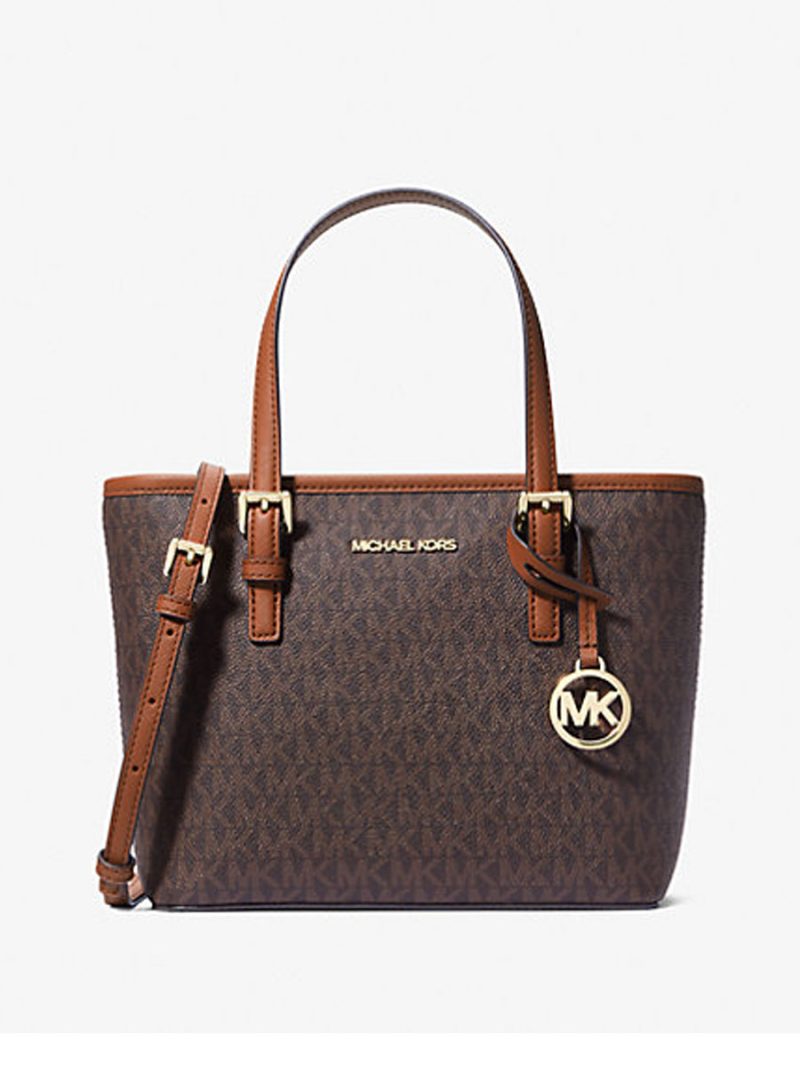 MICHAEL Michael Kors Jet Set Travel Extra Small Logo Top Zip Tote Bag