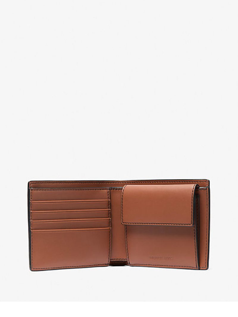 MICHAEL Michael Kors Cooper Pebbled Leather Billfold Wallet With Coin Pouch - Image 2