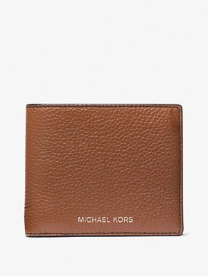 MICHAEL Michael Kors Cooper Pebbled Leather Billfold Wallet With Coin Pouch