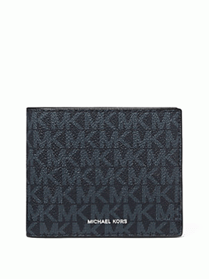 MICHAEL Michael Kors Cooper Logo Billfold Wallet With Coin Pouch