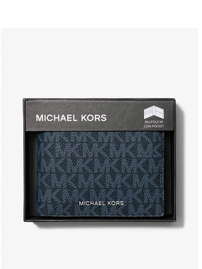 MICHAEL Michael Kors Cooper Logo Billfold Wallet With Coin Pouch - Image 3