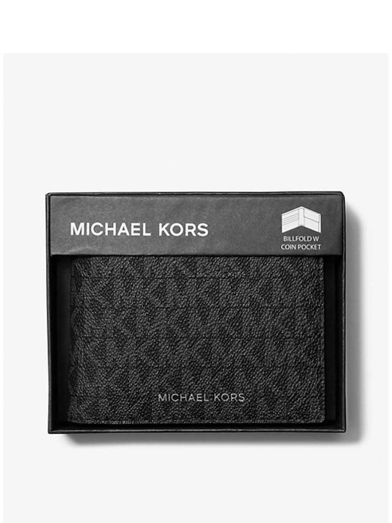 MICHAEL Michael Kors Cooper Logo Billfold Wallet With Coin Pouch - Image 3