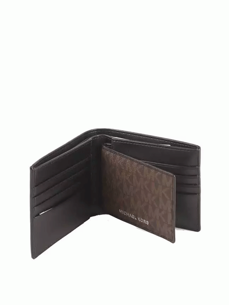 MICHAEL Michael Kors Cooper Logo Billfold Wallet With Passcase - Image 2