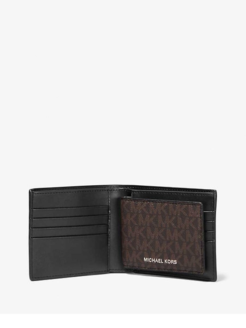 MICHAEL Michael Kors Cooper Logo Billfold Wallet With Passcase - Image 2