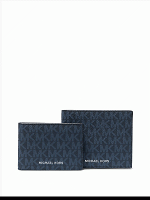 MICHAEL Michael Kors Cooper Logo Billfold Wallet With Passcase
