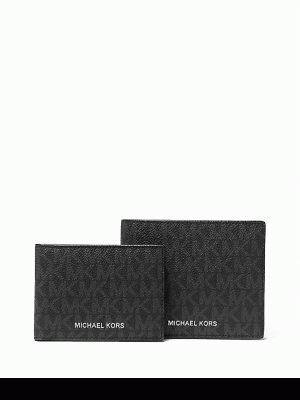 MICHAEL Michael Kors Cooper Logo Billfold Wallet With Passcase